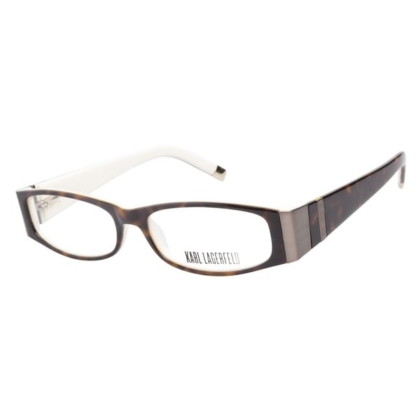 Karl Lagerfeld KL620 018 Tortoise With Cream Prescription Eyeglasses Karl Lagerfeld Prescription Glasses