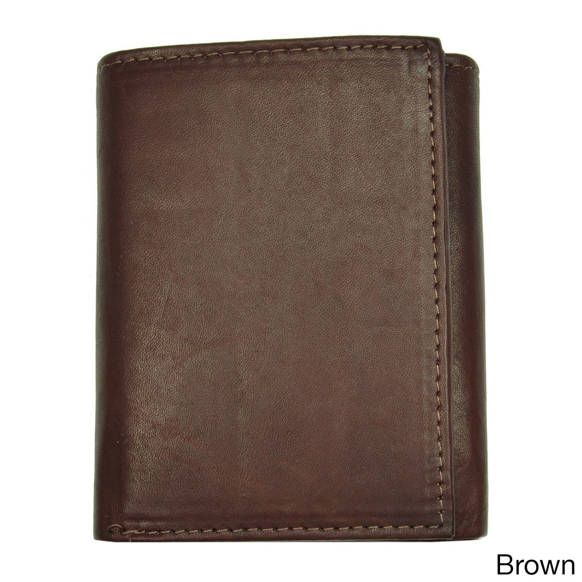 Mens Leather Tri fold Wallet   Brown Or Tan