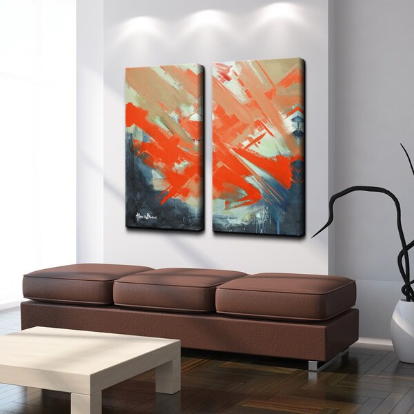 Ready2HangArt 'Smash XIV' Oversized Canvas Wall Art (2piece) On Sale