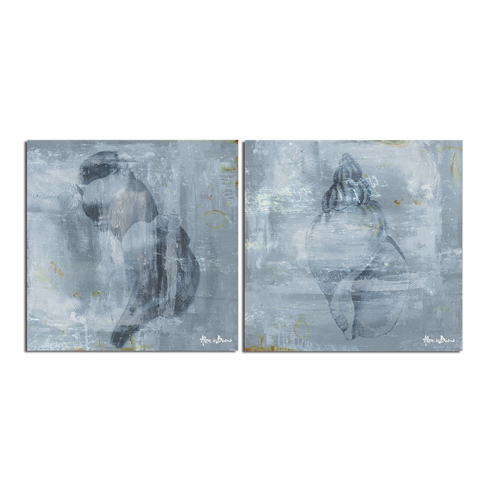 Ready2HangArt 'Modern Shells' 2-piece Canvas Wall Art