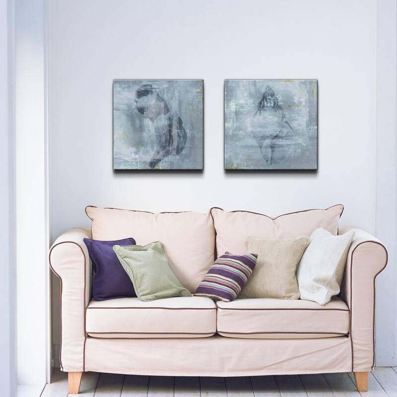 Ready2HangArt 'Modern Shells' 2-piece Canvas Wall Art