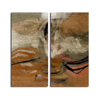 Ready2HangArt 'Smash II' 2-piece Oversized Canvas Wall Art