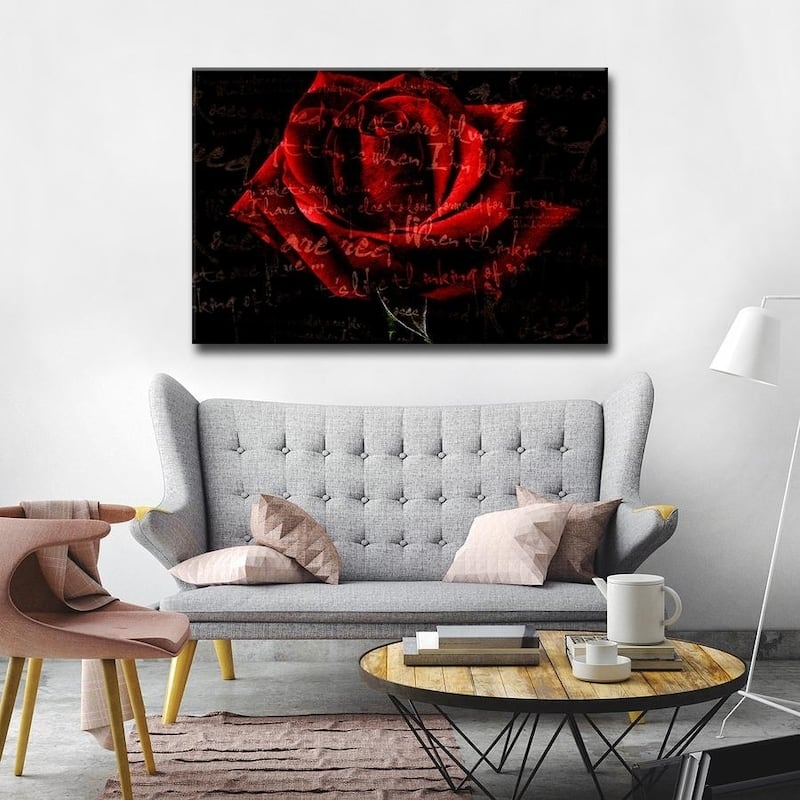 Ready2HangArt 'Roses are Red IV' Canvas Wall Art