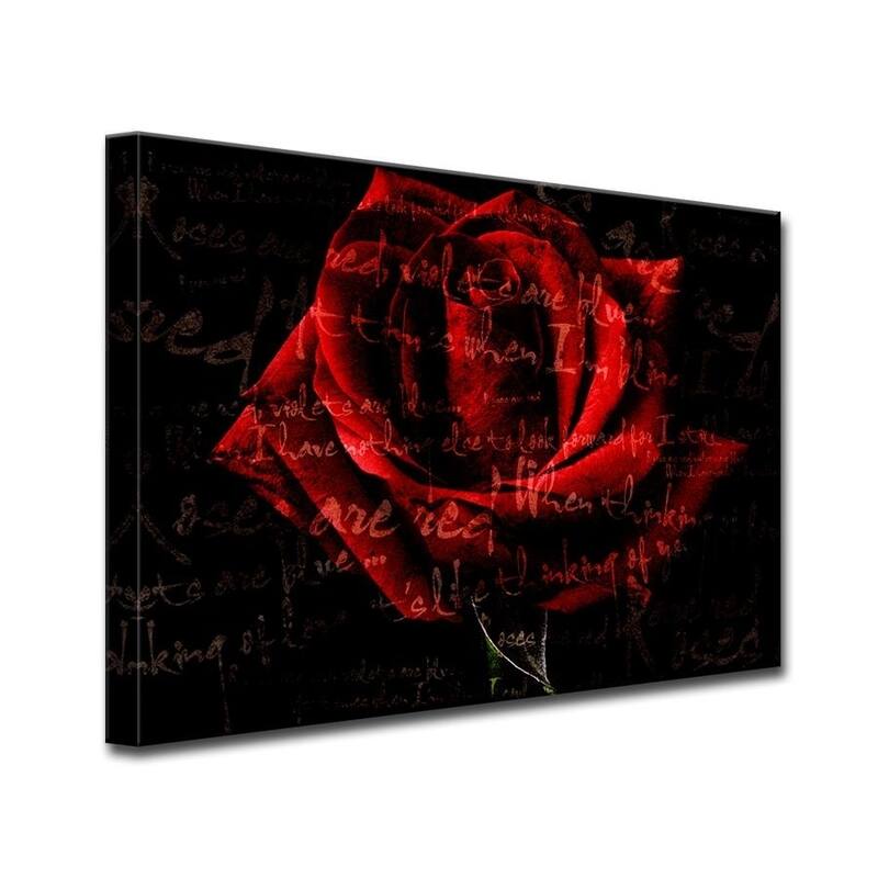 Ready2HangArt 'Roses are Red IV' Canvas Wall Art