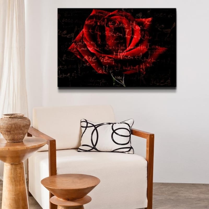Ready2HangArt 'Roses are Red IV' Canvas Wall Art