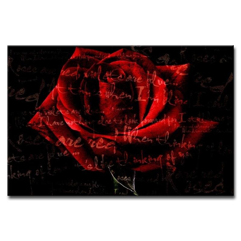 Ready2HangArt 'Roses are Red IV' Canvas Wall Art