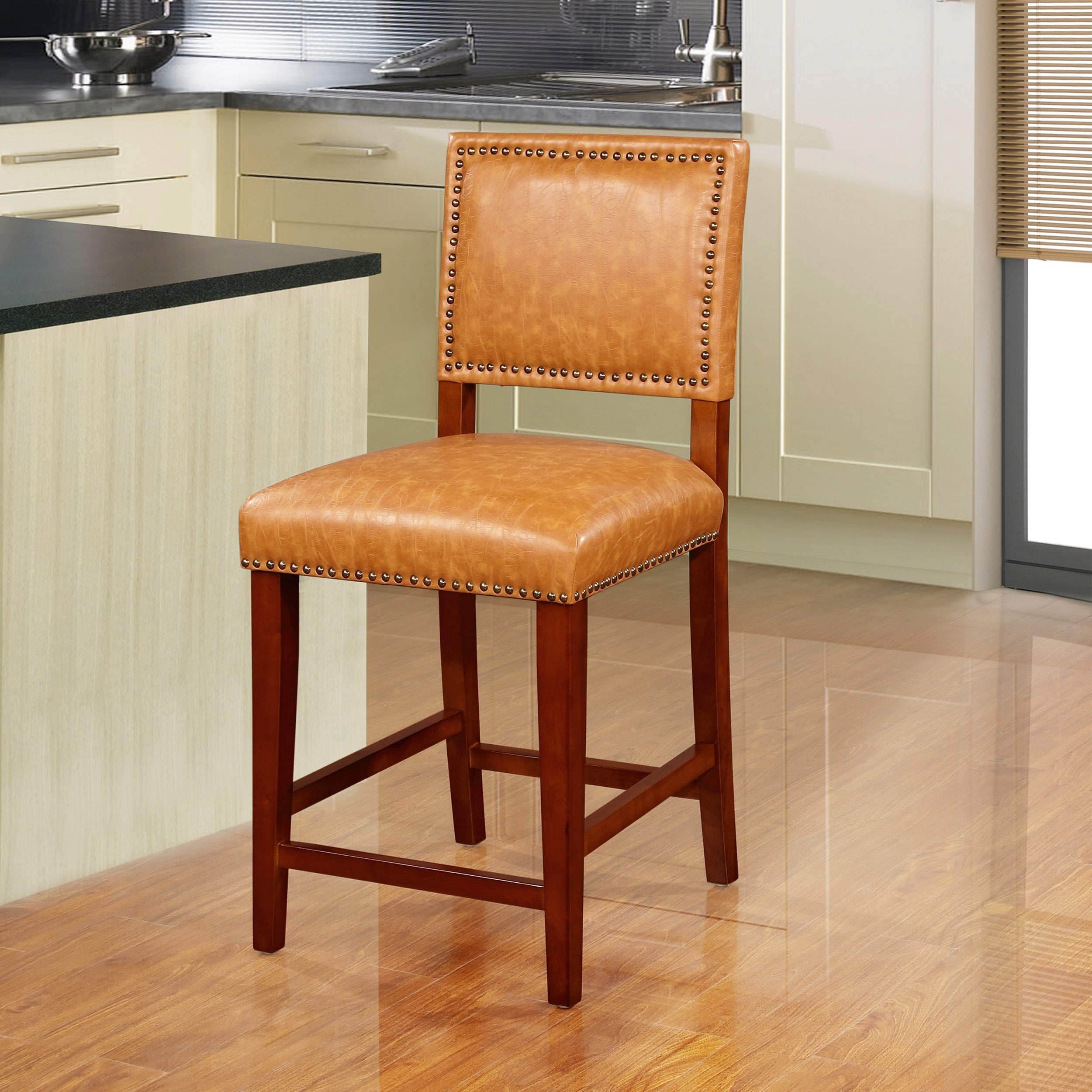 Brook Caramel Counter Stool