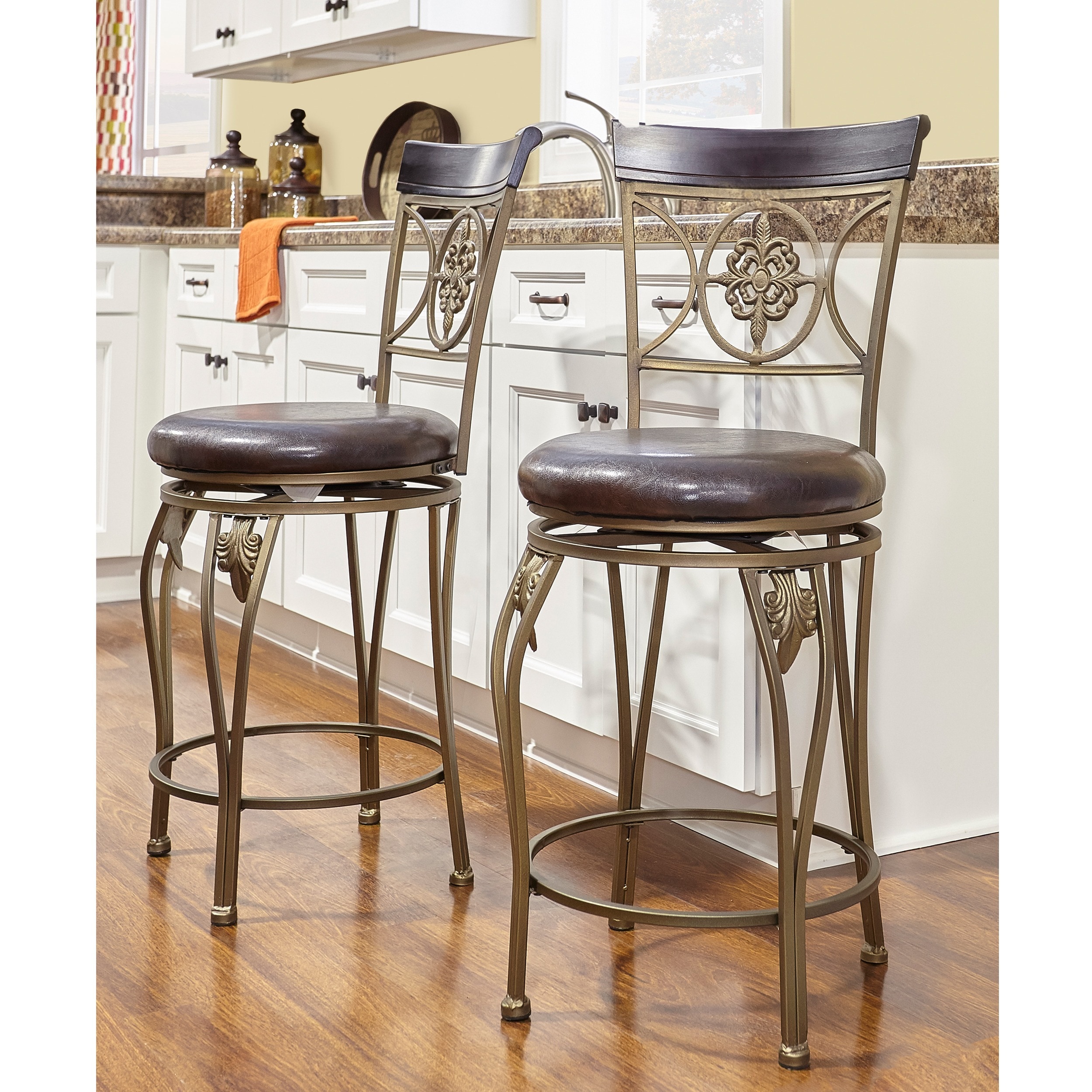 Fleur De Lis Counter Stool