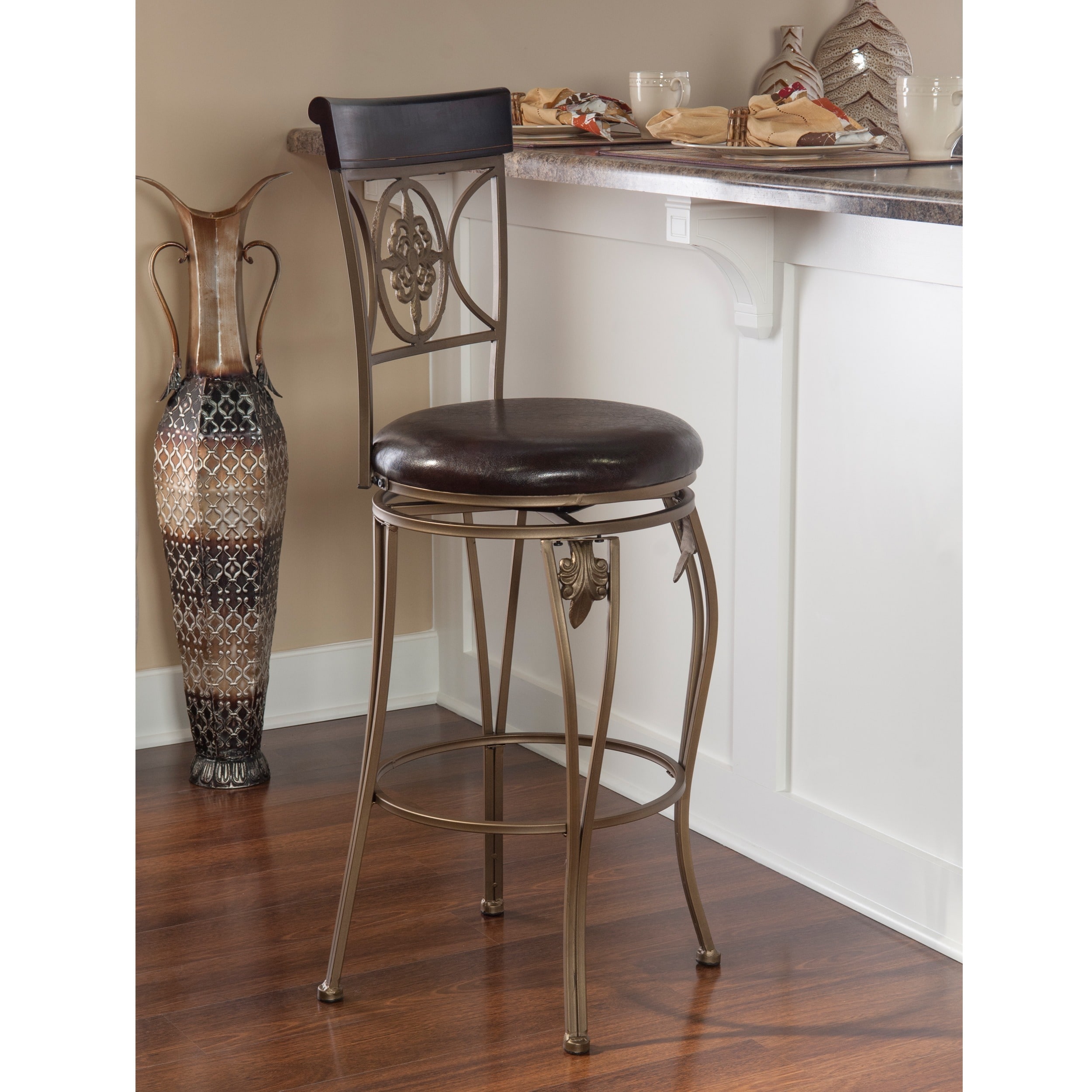 Fleur De Lis Bar Stool