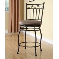 Copper Grove Amravati Powder Coated Brown Counter Stool