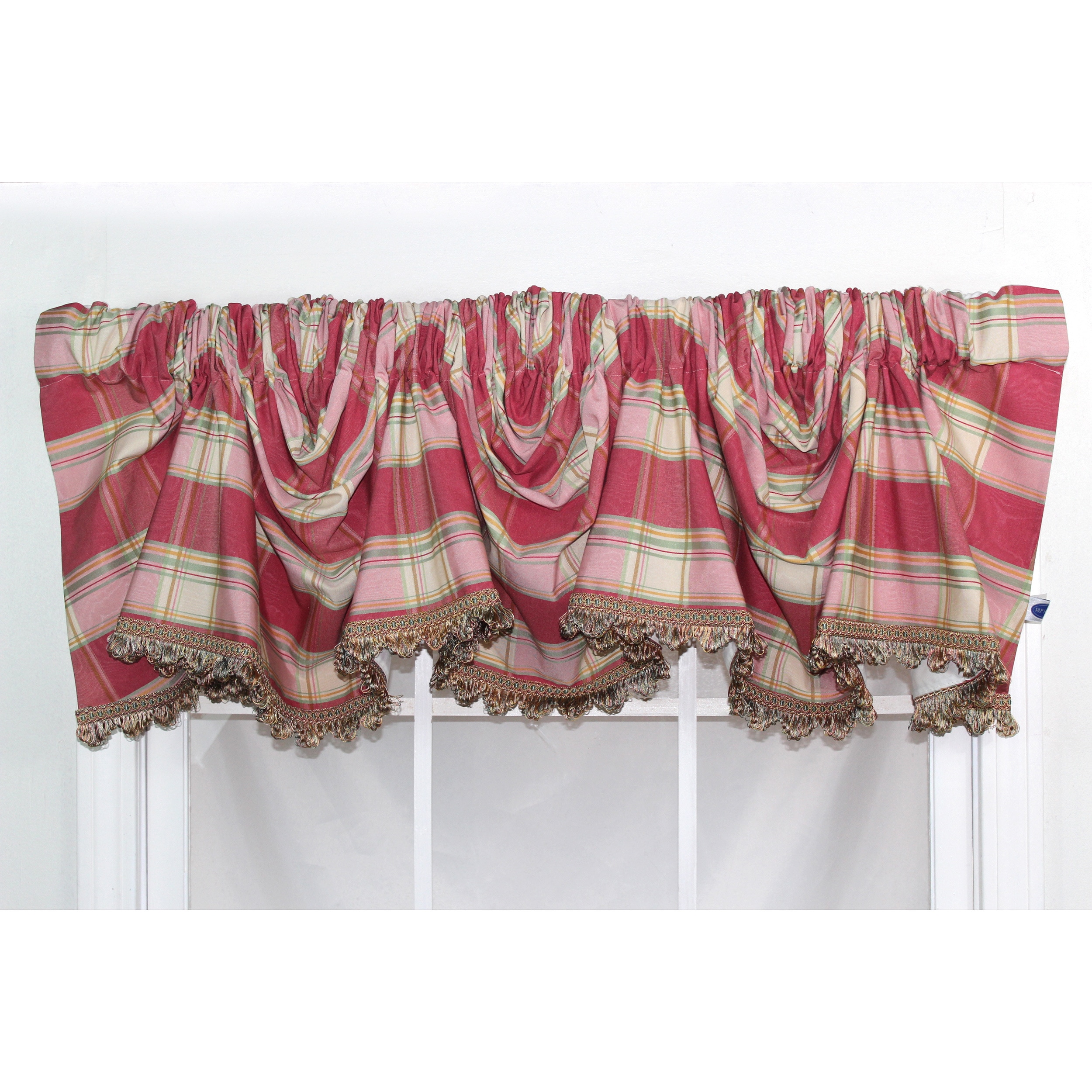 Rlf Home Orchid Cotton 18 inch Glenboro Austrian Valance