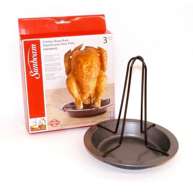 Sunbeam Upright Chicken Roast Rack - Overstock - 8615636