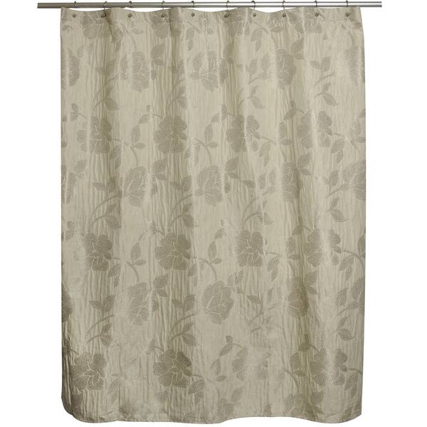Shop Marchesa Stone Embroidered Shower Curtain Free Shipping