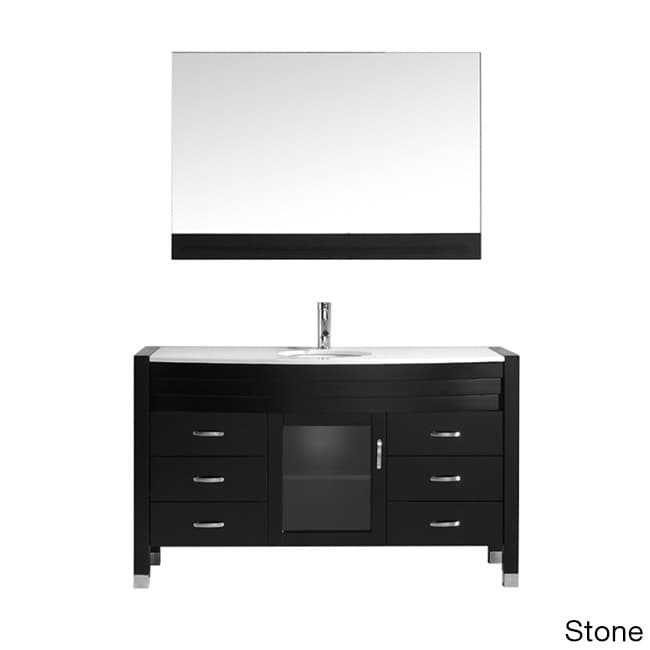 Virtu Virtu Usa Ava 55 inch Espresso Single Sink Vanity Espresso Size Single Vanities