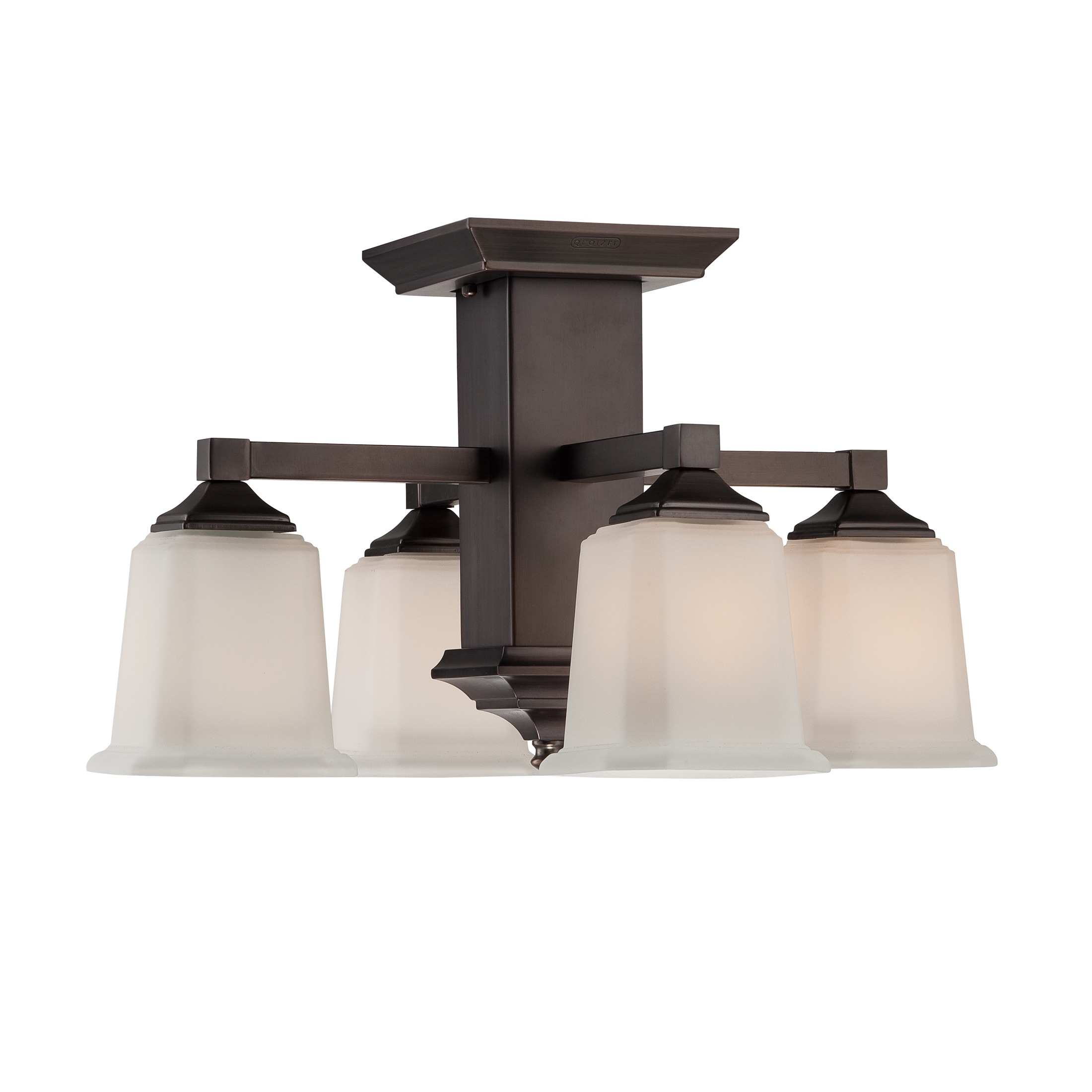 Quoizel Fixture 4 light Harbor Bronze Semi flush Mount