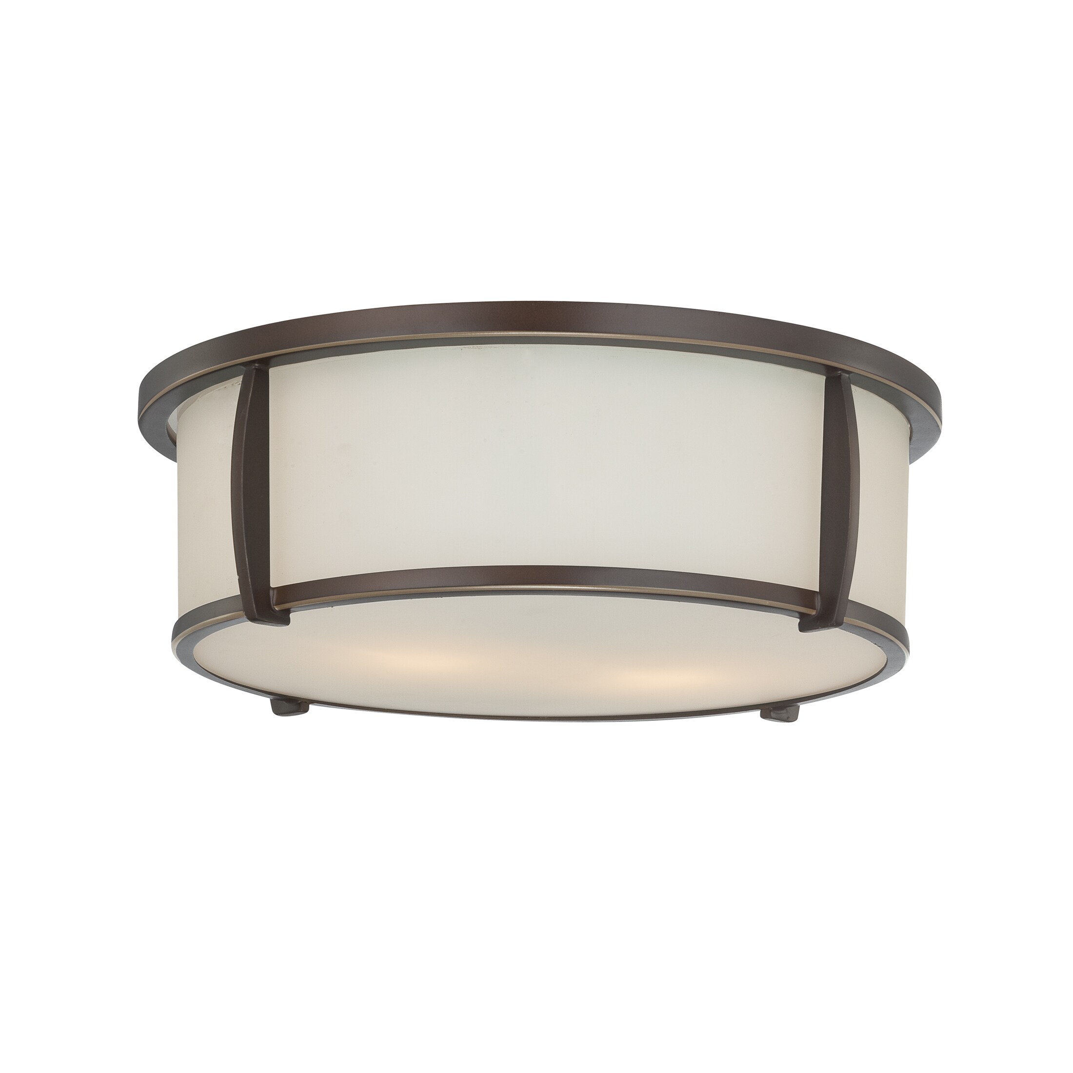 Shop Quoizel 2light Palladian Bronze Flush Mount Free Shipping Today
