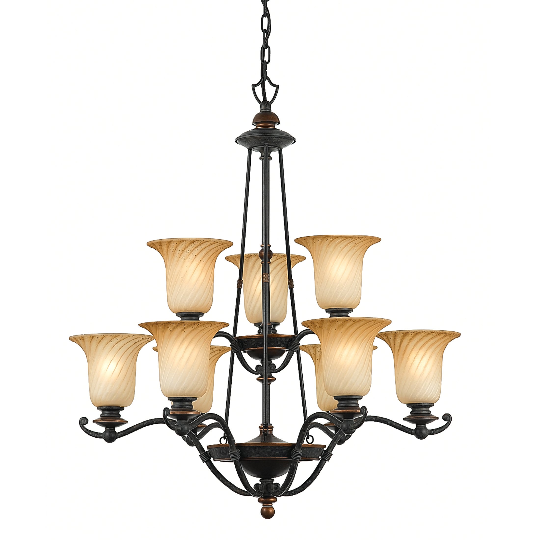 Quoizel Genova 9 light Chandelier