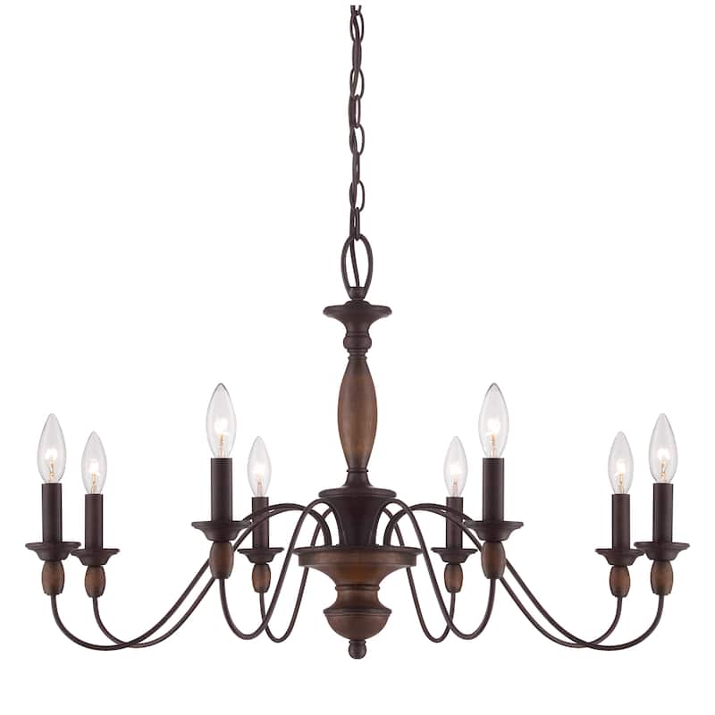 Copper Grove Clichy 8-light Chandelier