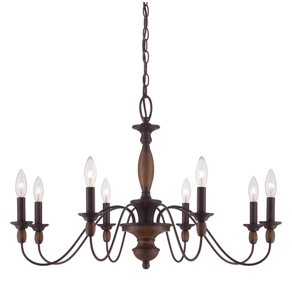 Copper Grove Clichy 8-light Chandelier