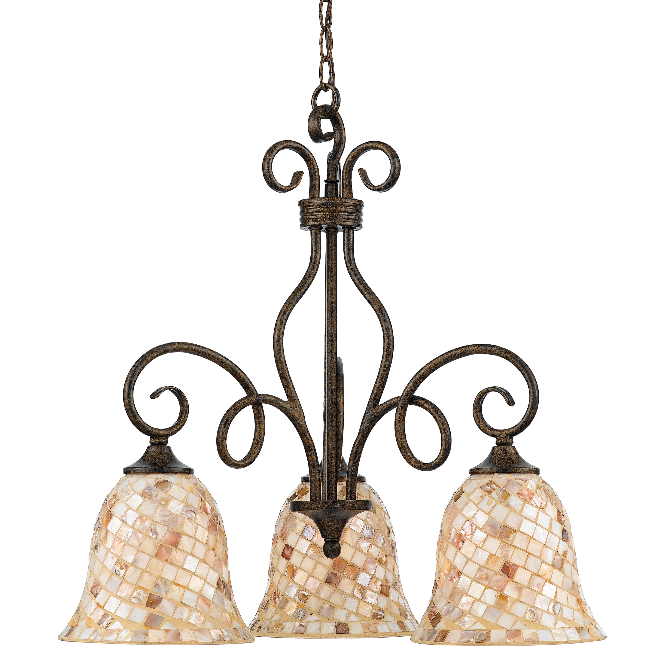 Quoizel Mosaic 3 light Chandelier