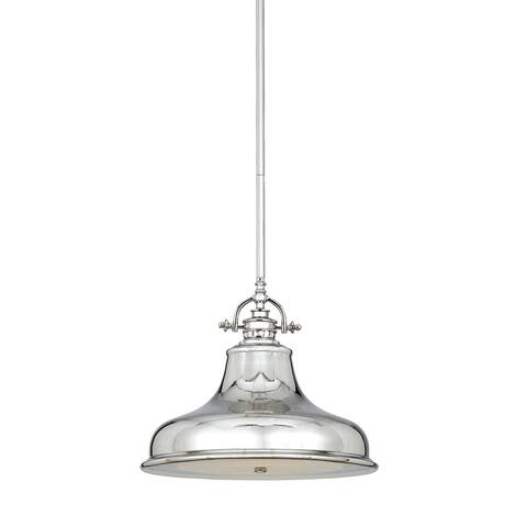 Quoizel Emery 1-Light Industrial Pendant Light with Metal Shade