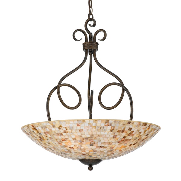 Quoizel 'Monterey Mosaic' 4 light Pendant Quoizel Chandeliers & Pendants