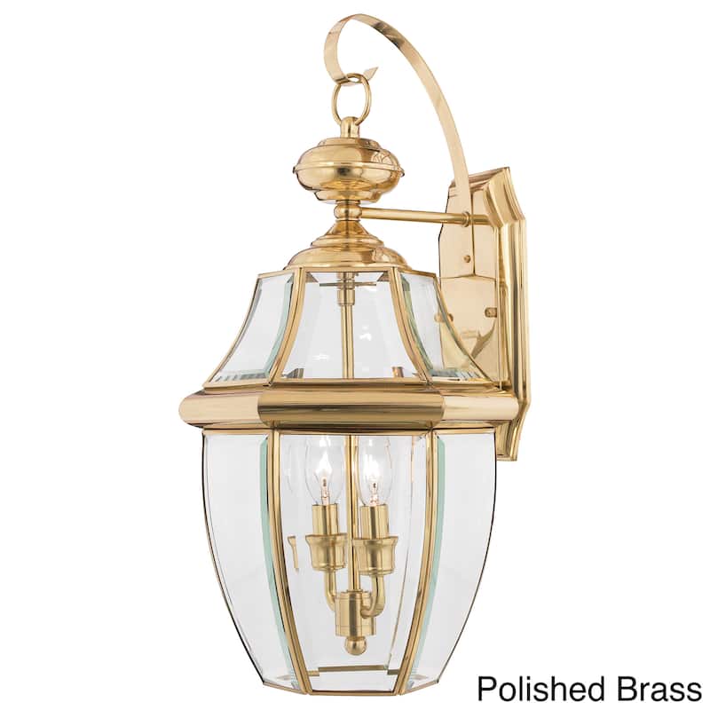 Copper Grove Zavet 2-light 60-watt Outdoor Fixture - Polished brass