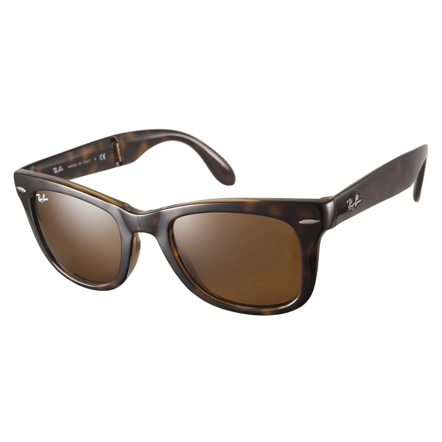 Ray ban Rb4105 710 Folding Wayfarer Tortoise 50 Sunglasses