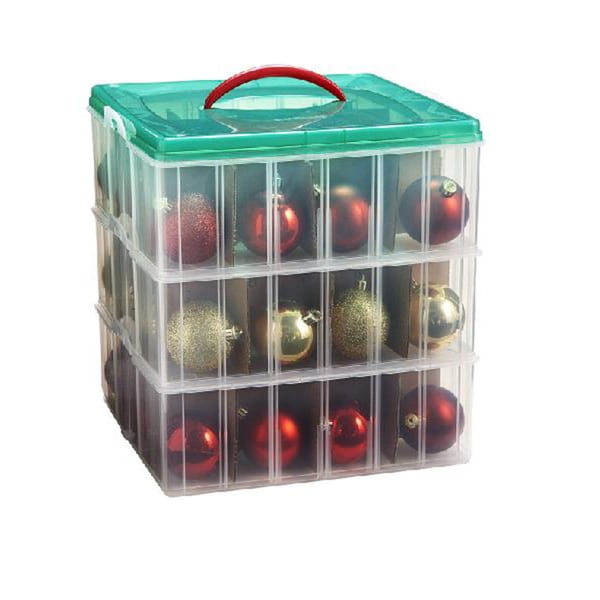 Shop Snap 'N Stack 12x12inch 3layer Seasonal Ornament Organizer