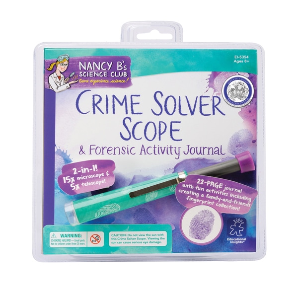 Nancy Bs Science Club Crime Solver Scope & Forensic Activity Journal