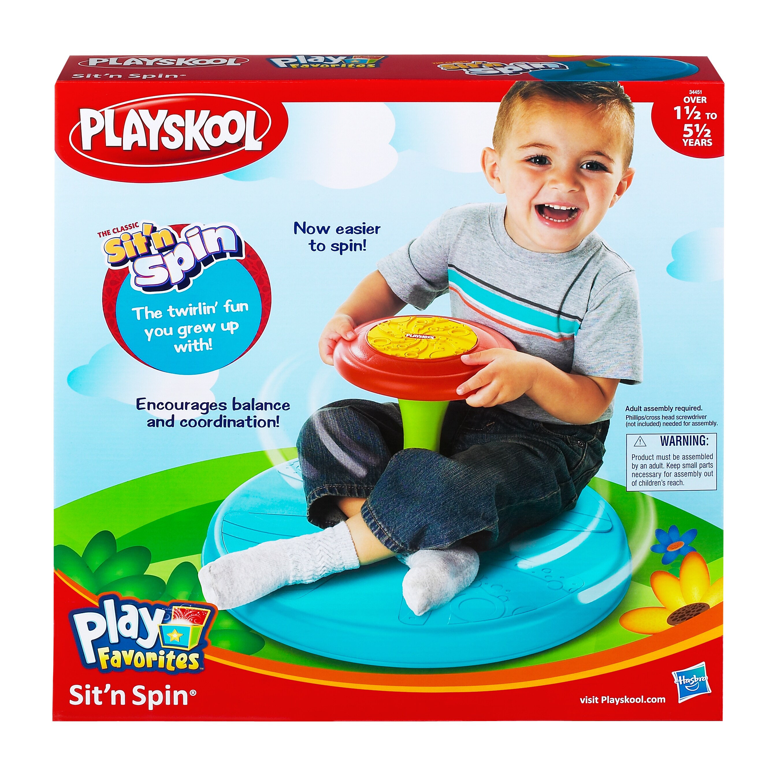 sit n spin toy playskool