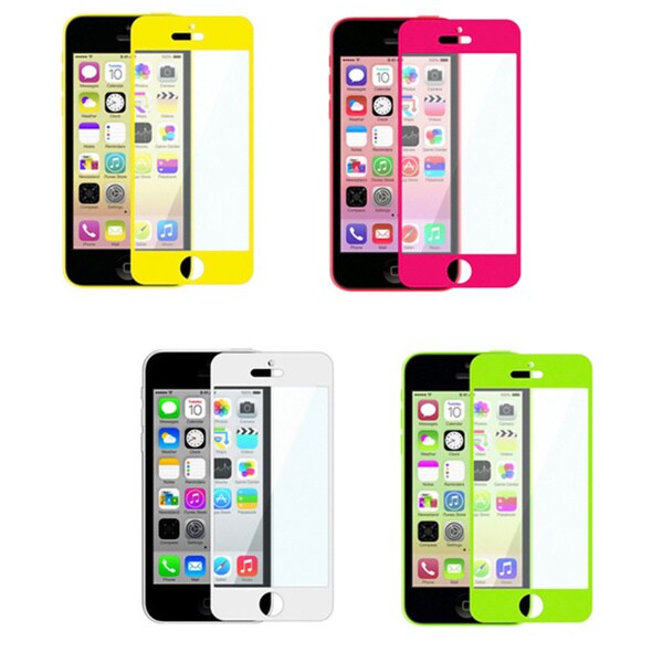 INSTEN Colorful Frame Screen Protector for Apple iPhone 5/ 5C/ 5S/ SE
