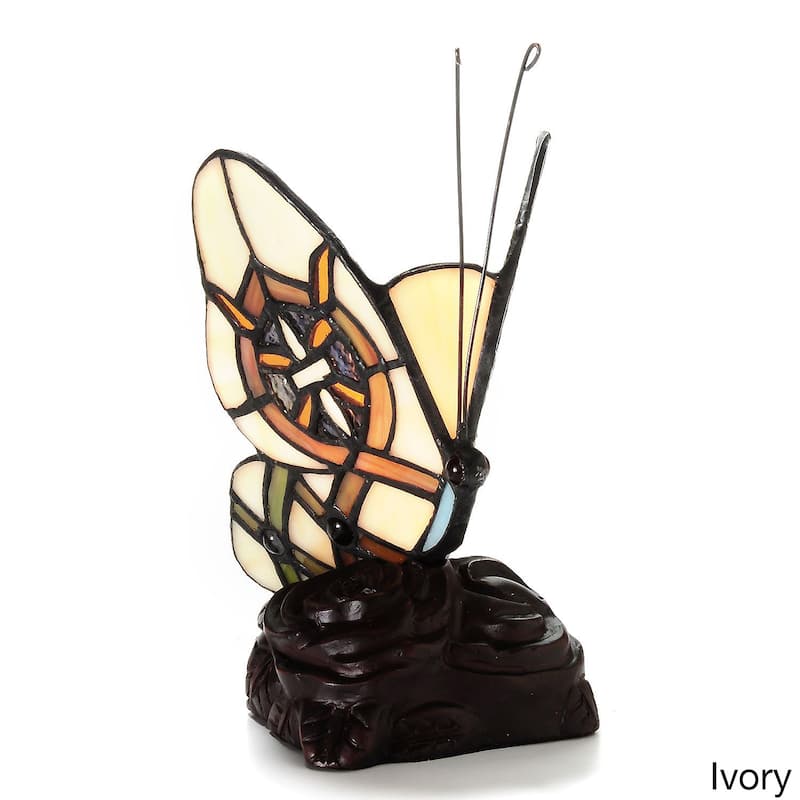 Arielle Butterfly Accent Lamp - Ivory