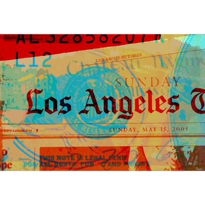 Handmade Parvez Taj - Sunset Boulevard Canvas Art Print