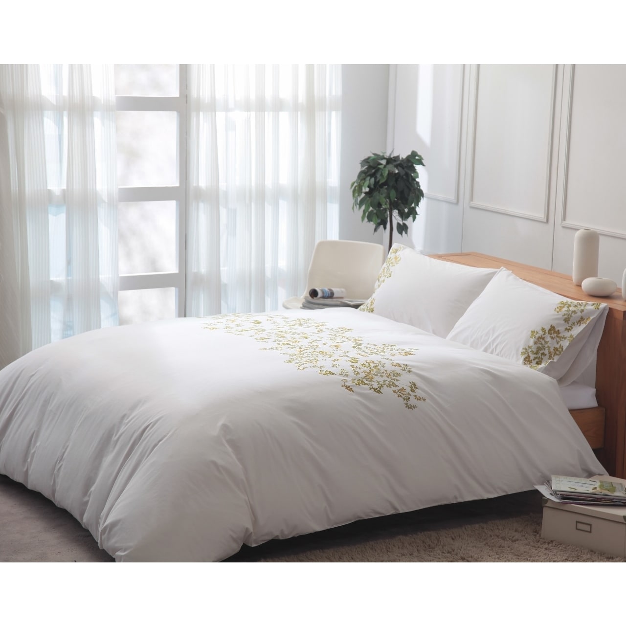 Margarete Muir Sage 3 piece Duvet Cover Set