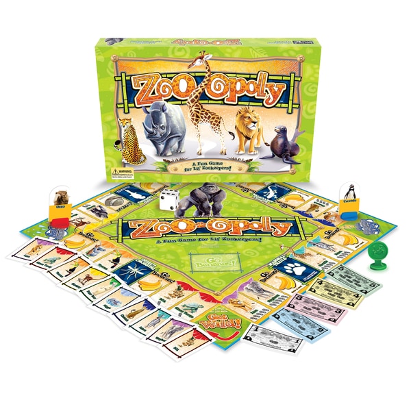 Late For The Sky Zoo-opoly Board Game