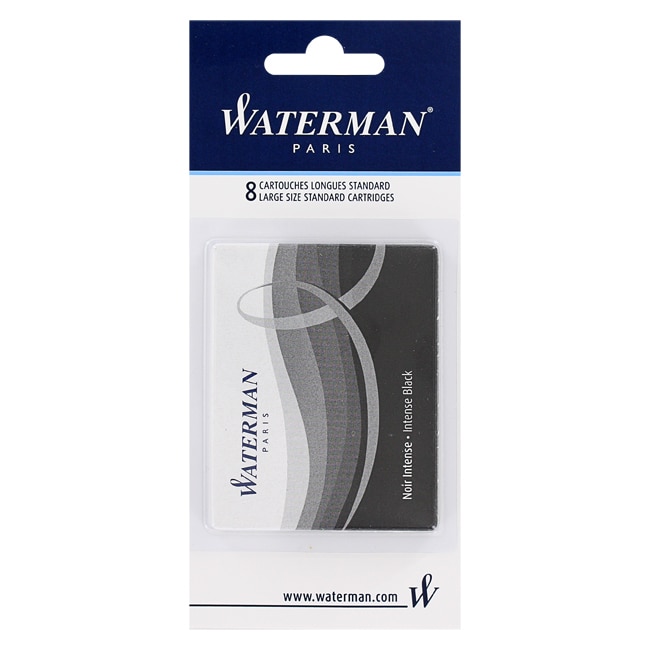 Waterman Intense Black Ink Refill Cartridges (pack Of 48 Refill)