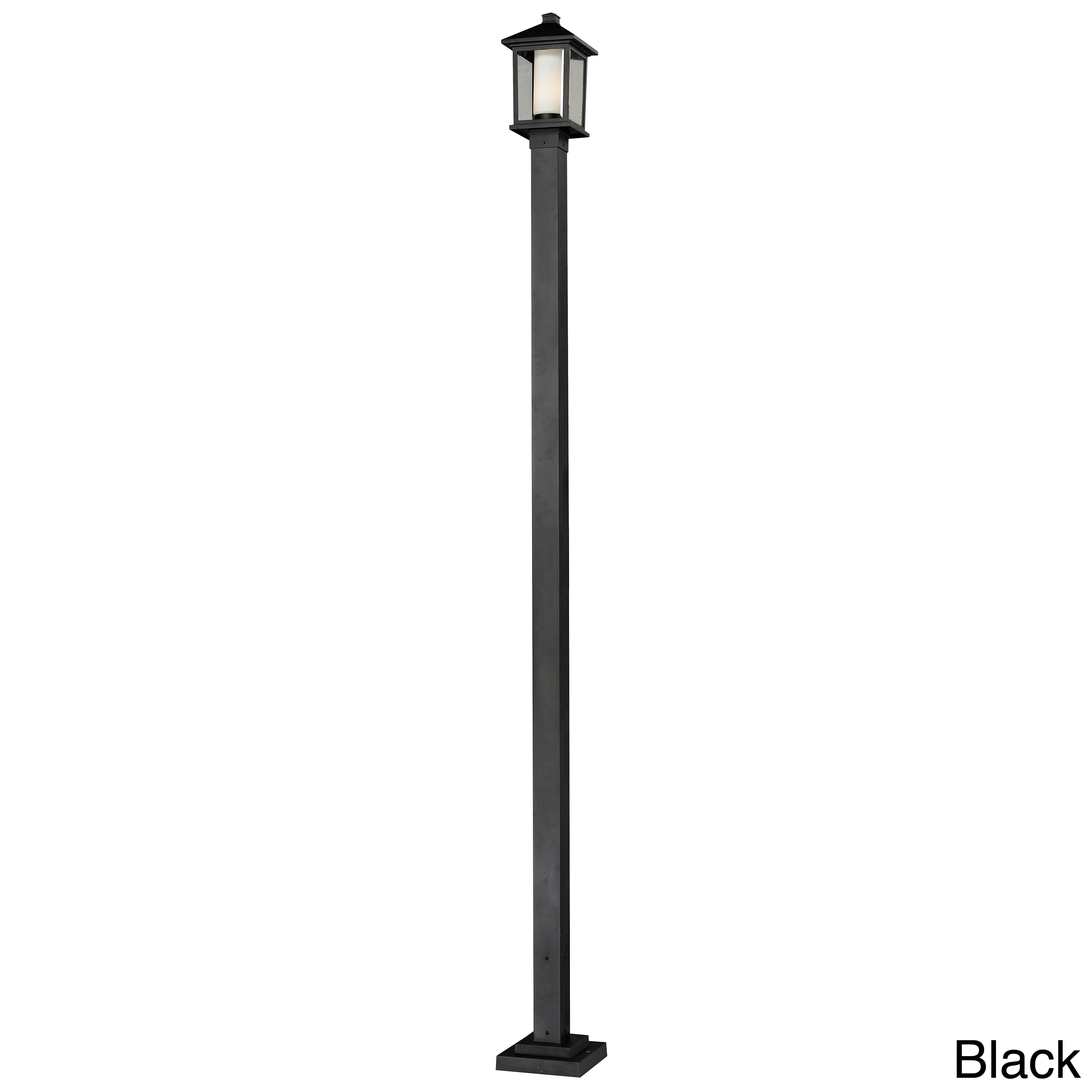 Z lite 1 light Beveled Outdoor Post Light