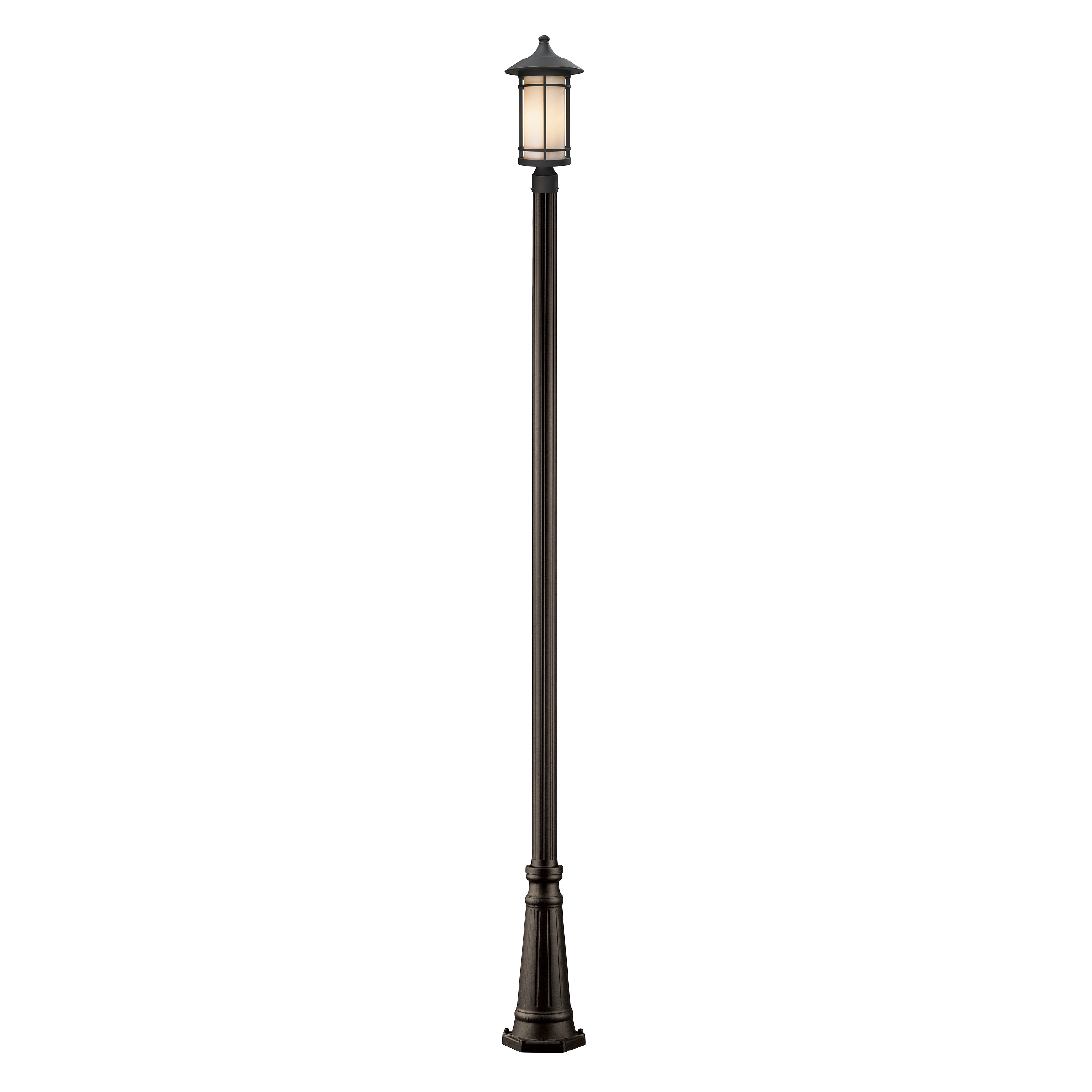 Z lite Cylindrical Outdoor Post Light