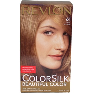 Revlon ColorSilk Beautiful Color #61 Dark Blonde Hair Color - Free ...