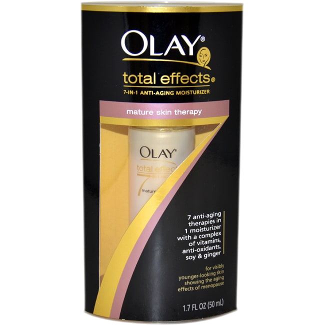 Olay Total Effects 7 in 1 Anti Aging Moisturizer Plus Mature Therapy, 1.7 Oz - 1 Pack