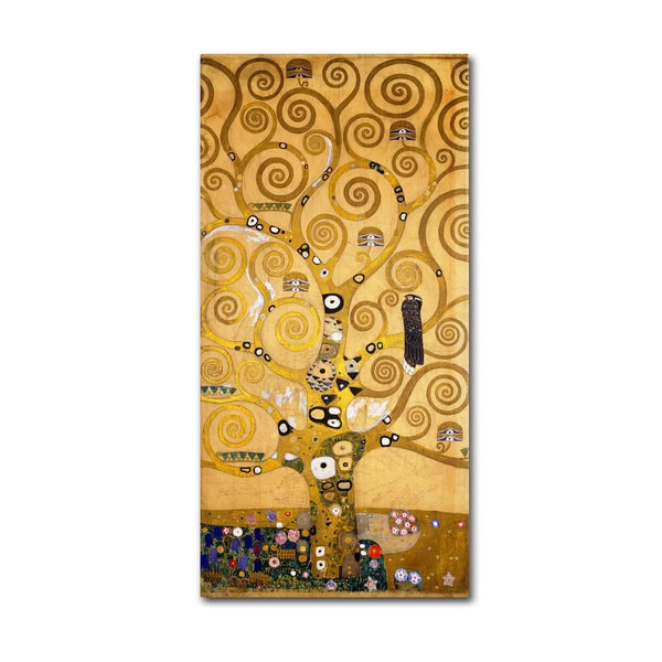 Gustav Klimt 'Tree of Life (Soclet Frieze) 1905' Canvas Art Trademark Fine Art Canvas