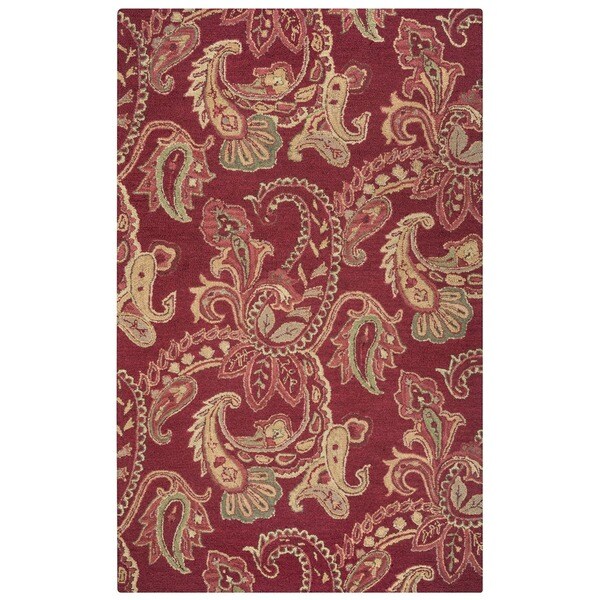 Rizzy Home Ashlyn Collection Hand-tufted Wool Accent Rug (5' x 8') - 5' x 8'