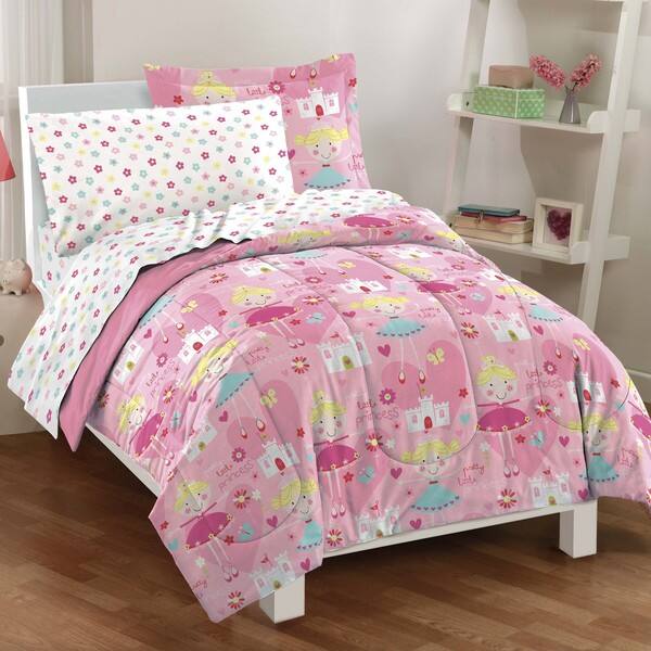 Shop Dream Factory Pretty Princess 7 Piece Bed In A Bag With Sheet
