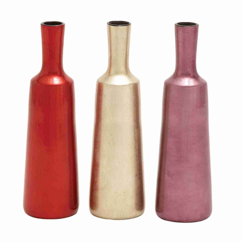 Artistic Design Lacquer Vase (set Of 3)