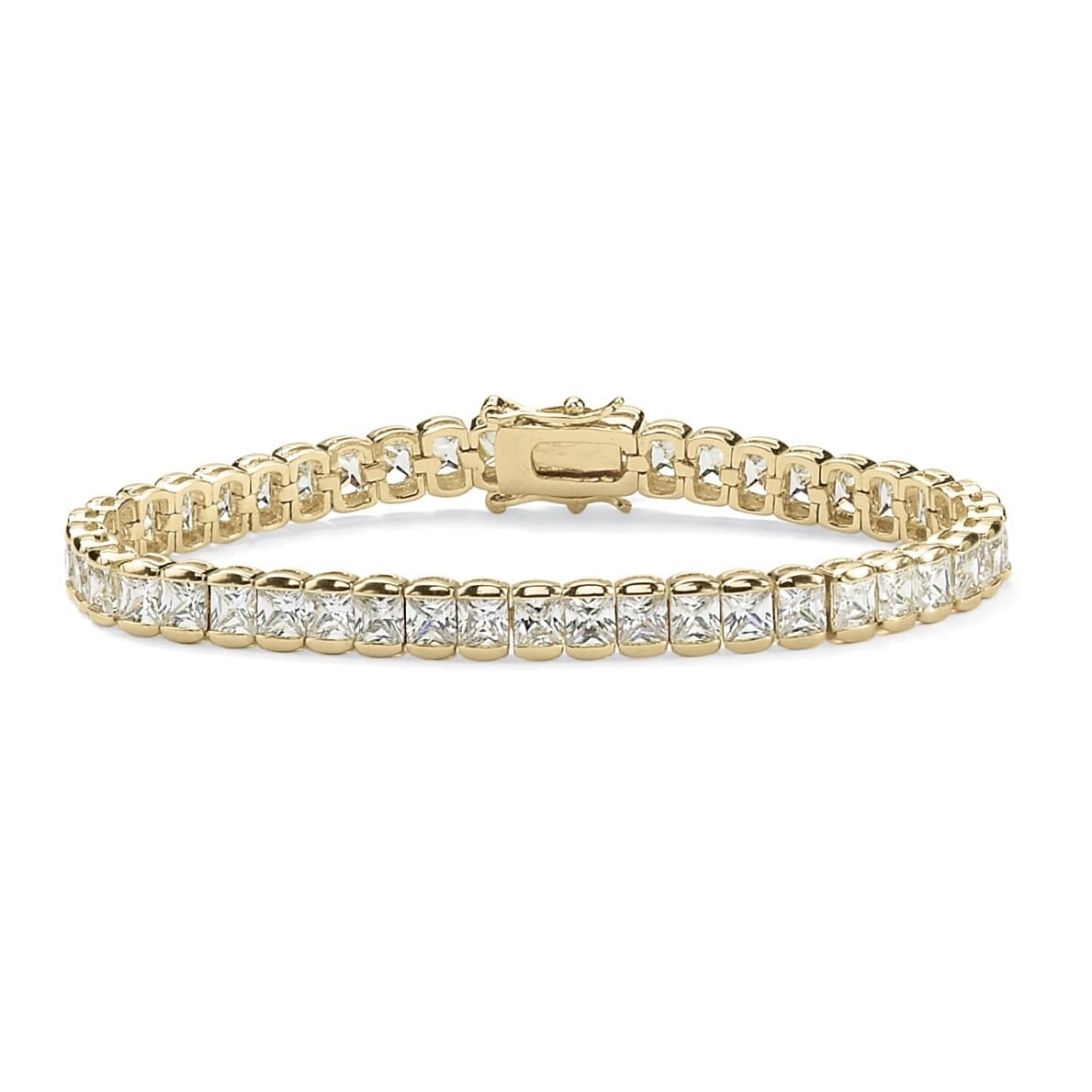 Details about   Round Cubic Zirconia Tennis Bracelet Women Jewelry Gift 14K White Gold Plated