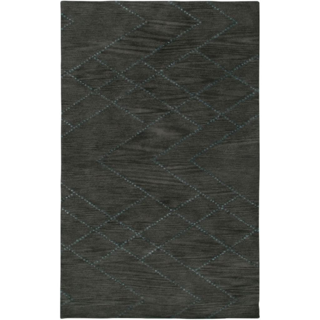 Handicraft Imports Designer Trends Gray Hand tufted Abstract Wool Area Rug (3 X 5)