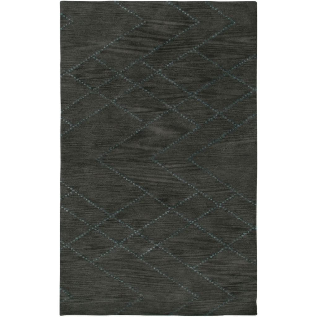 Hand tufted Handicraft Imports Designer Trends Gray Wool Area Rug (5 X 8)