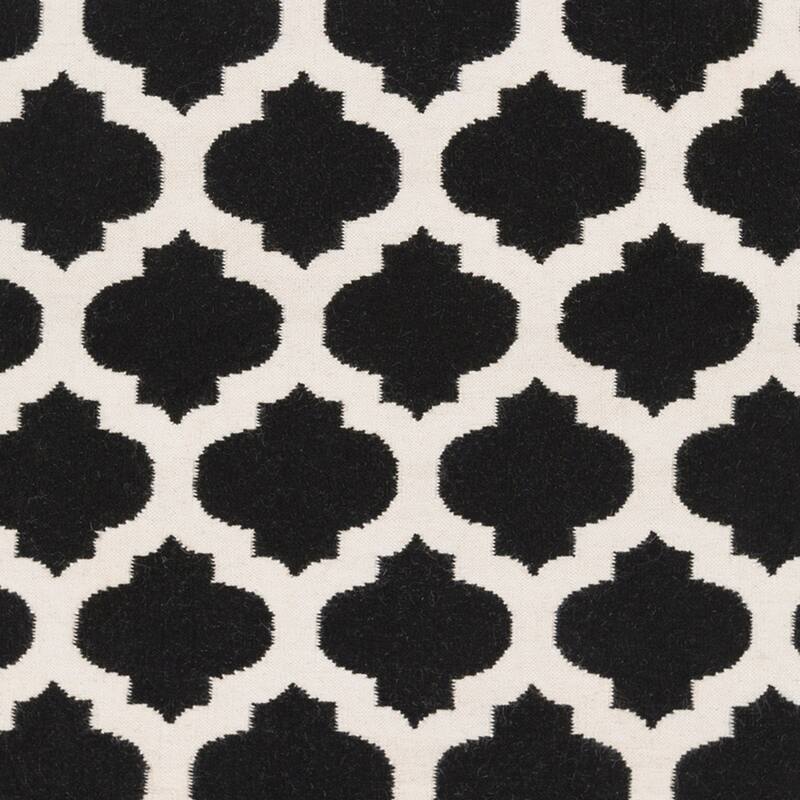 Hand-woven Dean Moroccan Trellis Geometric Flatweave Wool Area Rug