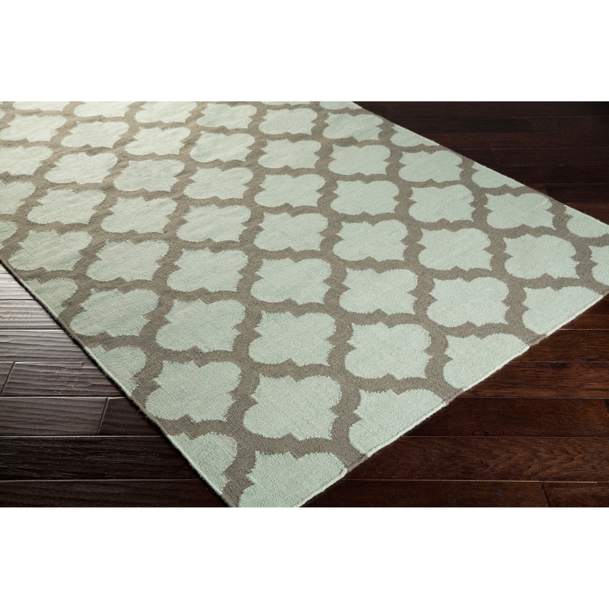 Hand Woven Taylor Moroccan Trellis Geometric Flatweave Wool Rug (2 X 3)